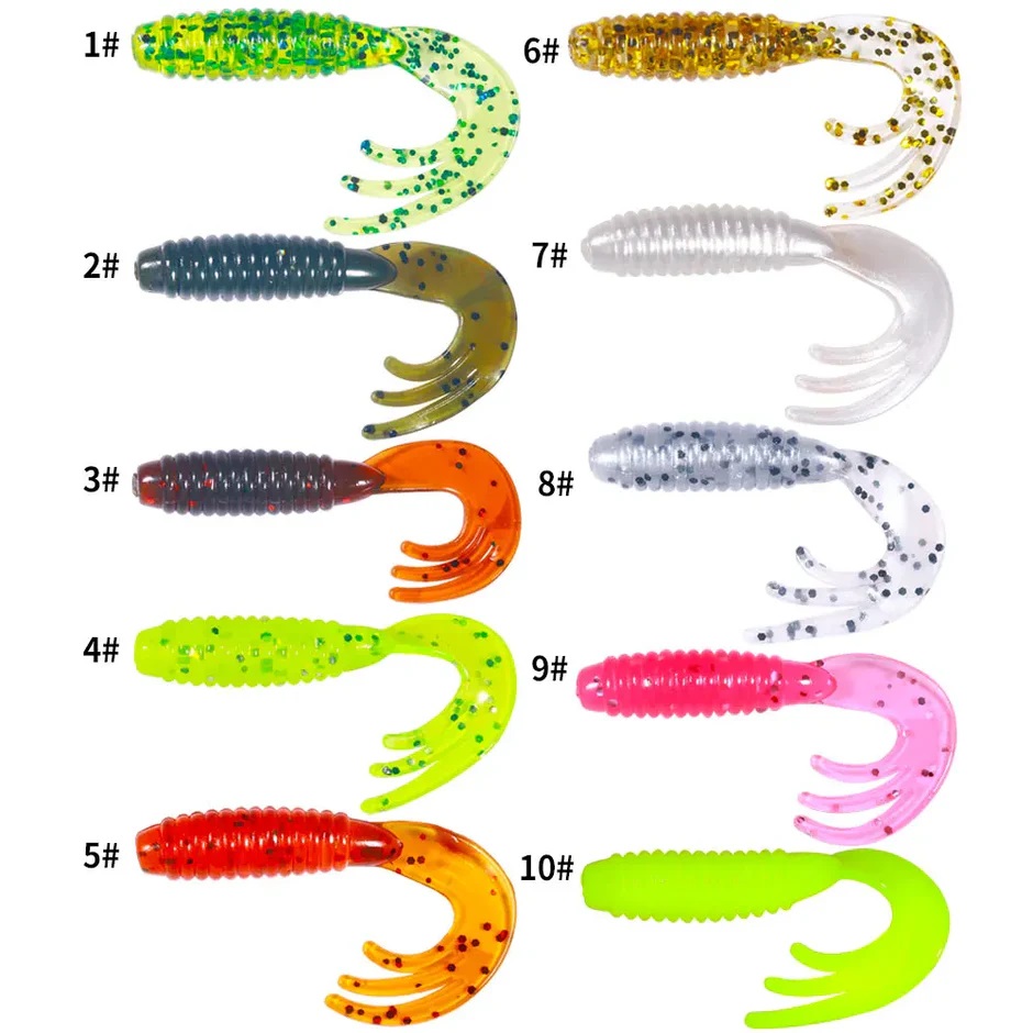 Lureswholesale® 4cm0.8g 20pcsbag Искусственные мягкие приманки-3