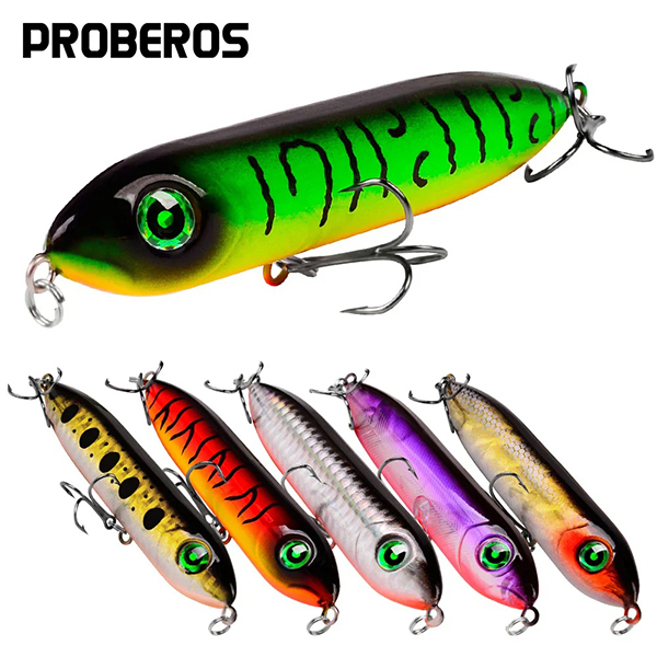 Lureswholesale® Top Water Pencil Lure 10cm12g Искусственные твердые рыболовные приманки воблер водной поверхности рыбы приманки-3