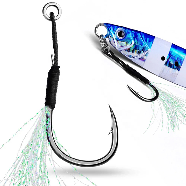 Lureswholesale Single Assist Jig Hook (2)
