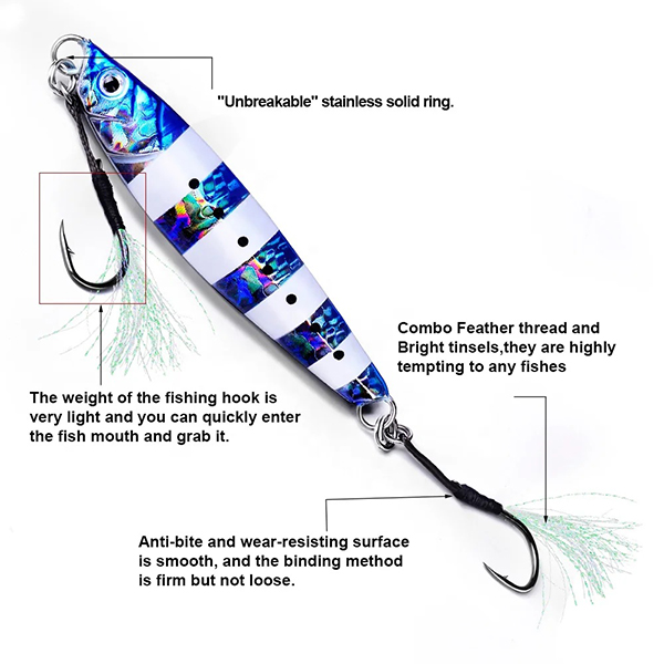 Lureswholesale Single Assist Jig Hook (6)