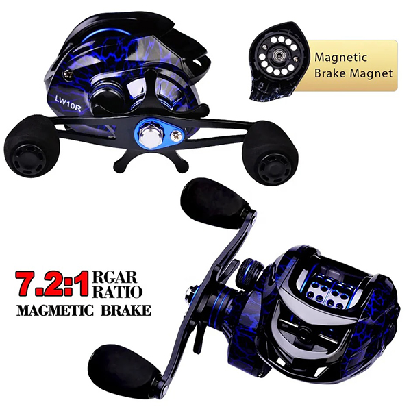 Lureswholesale® Power High Speed 7.21 Baitcasting Reel (5)